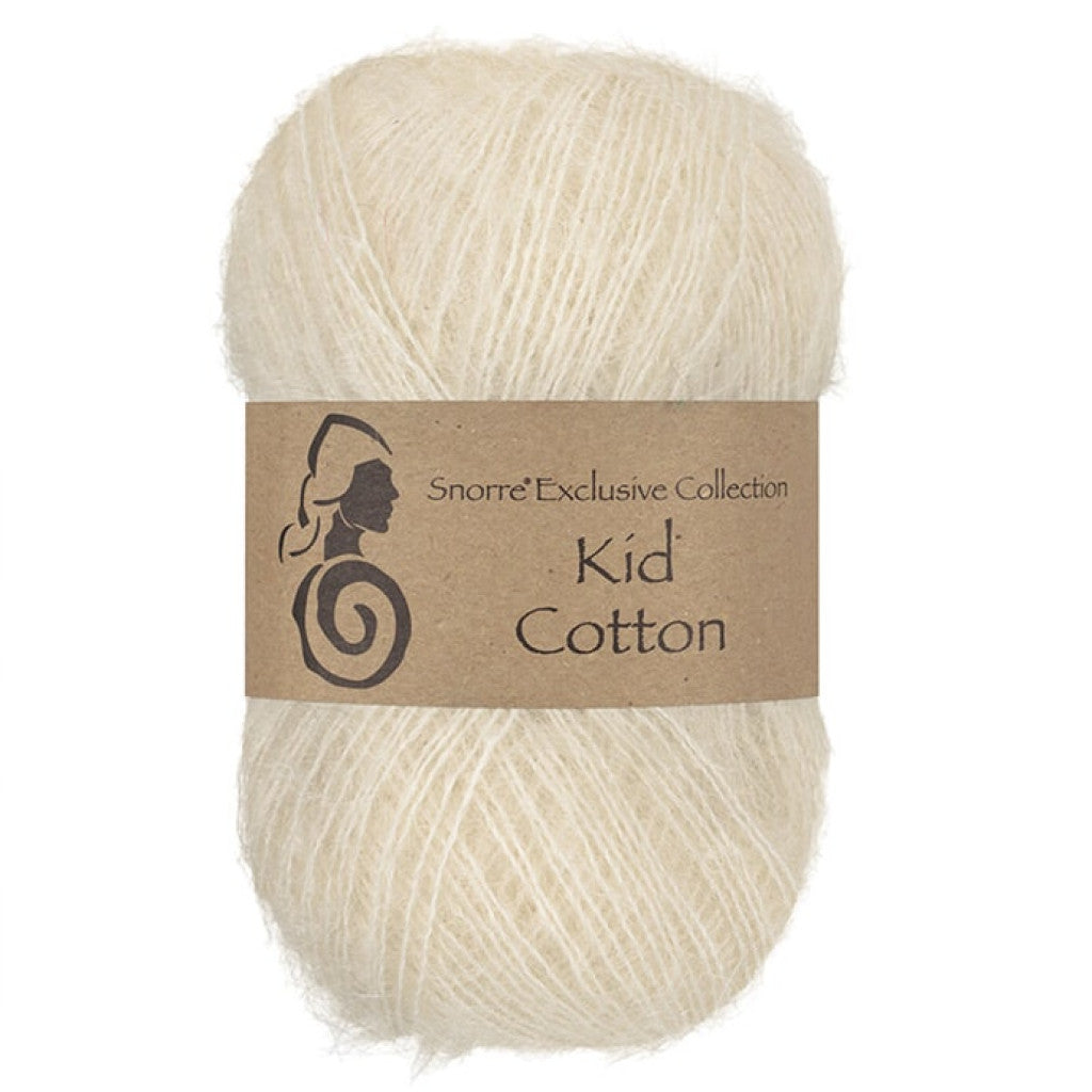 Kid Mohair Cotton - 702 Naturhvit