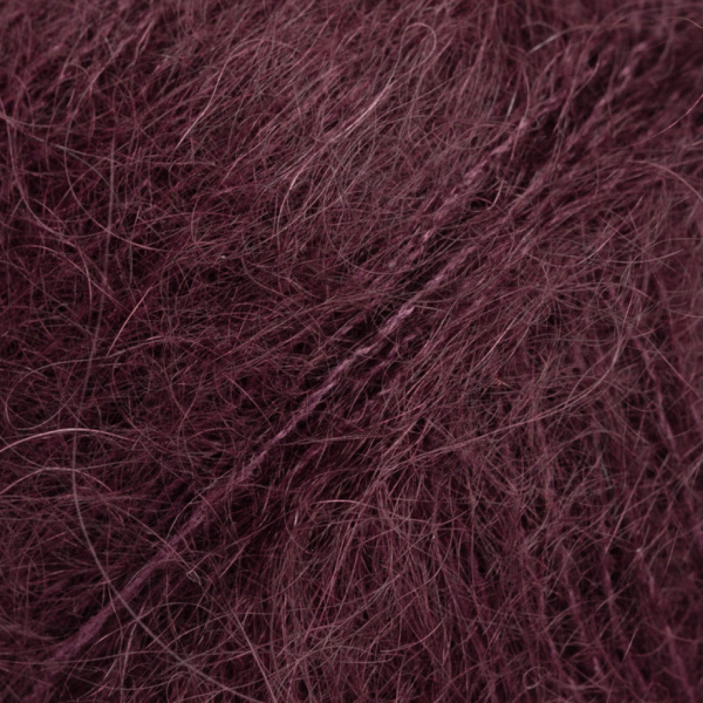 Kid-Silk Uni - 71 Mørk drue