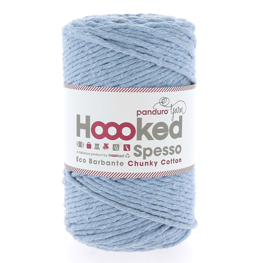 Hoooked Chunky Cotton Garn, 500g - Lyseblå