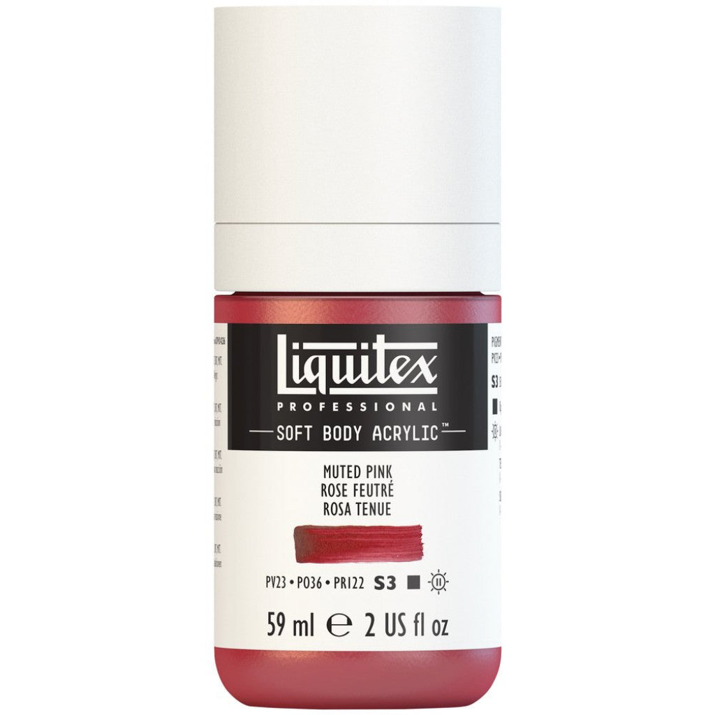 Liquitex Soft Body 59ml - 504 Muted Pink S3