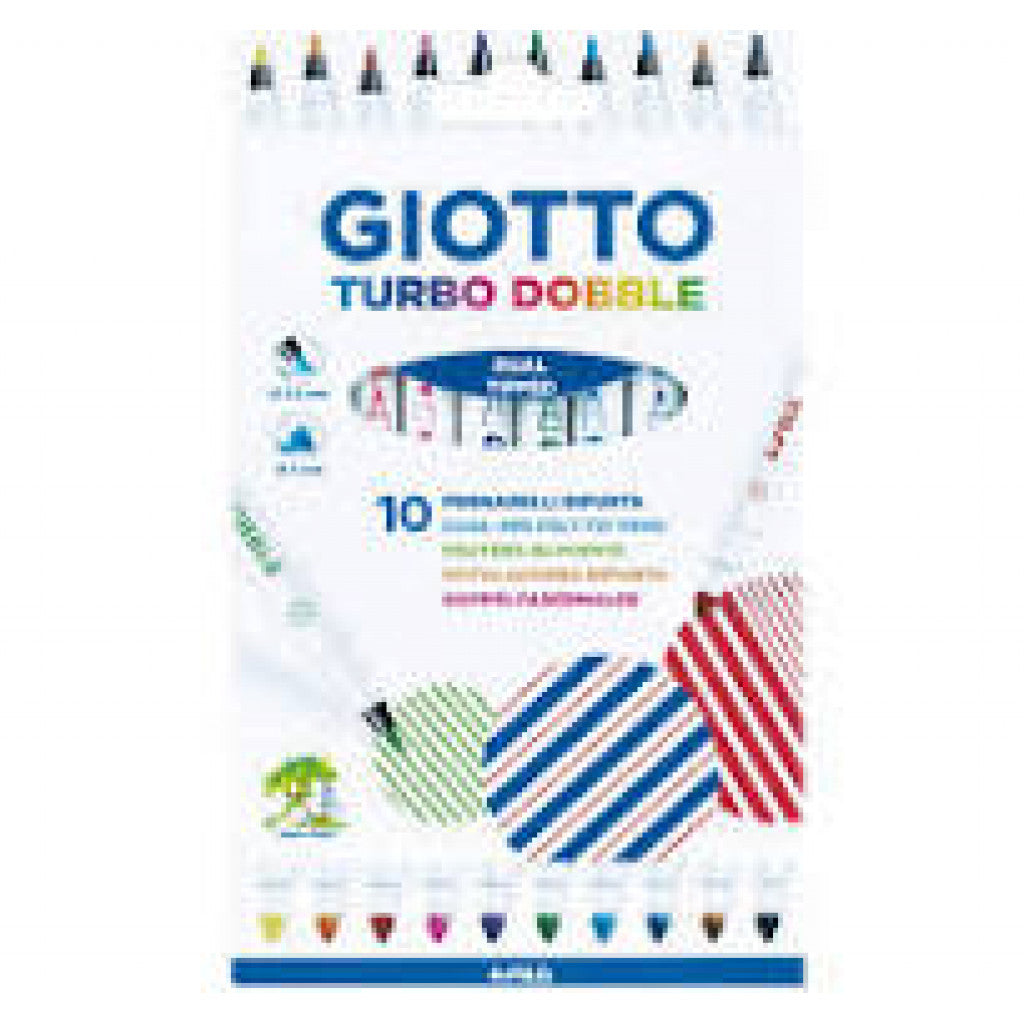 Tusj Giotto Turbo Double - 10stk