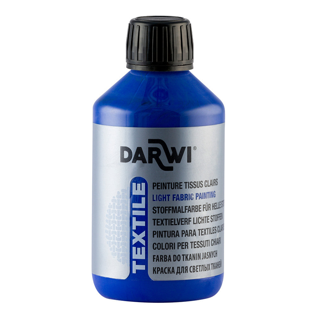 Darwi Textile Tekstilmaling 250ml - Ultramarine