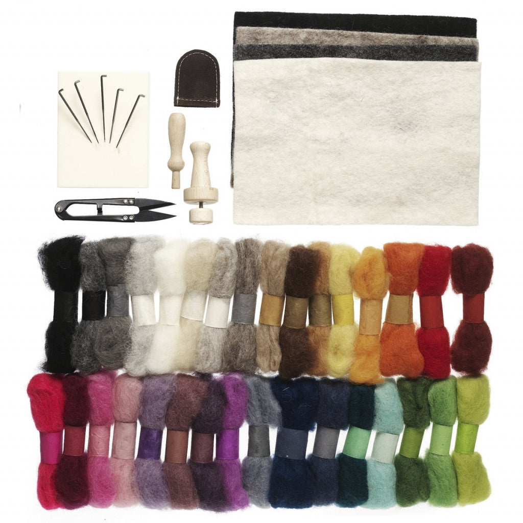 Nålefilting Med Ull - Storpakk