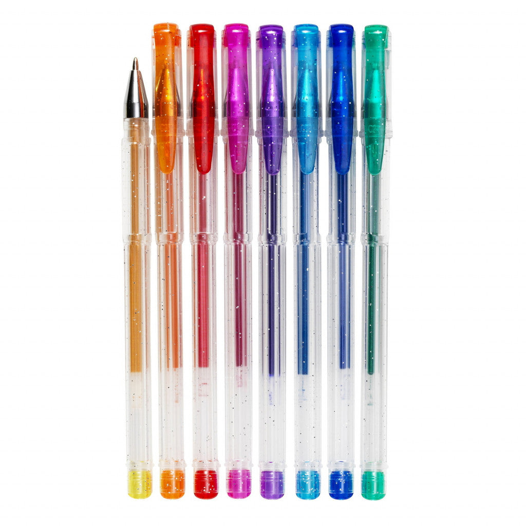 Gel Pens 8stk - Glitter