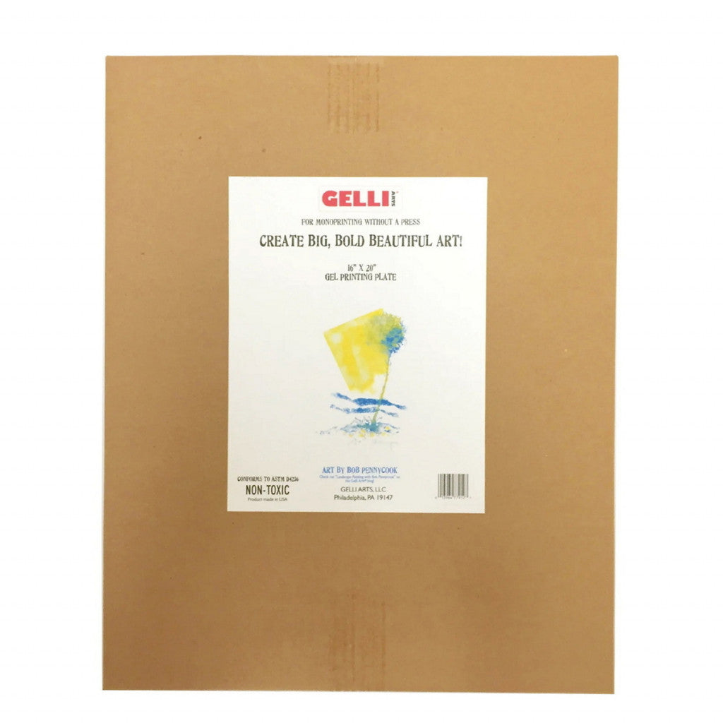 Gelli Arts rektangulær plate - 40,6×50,8 cm