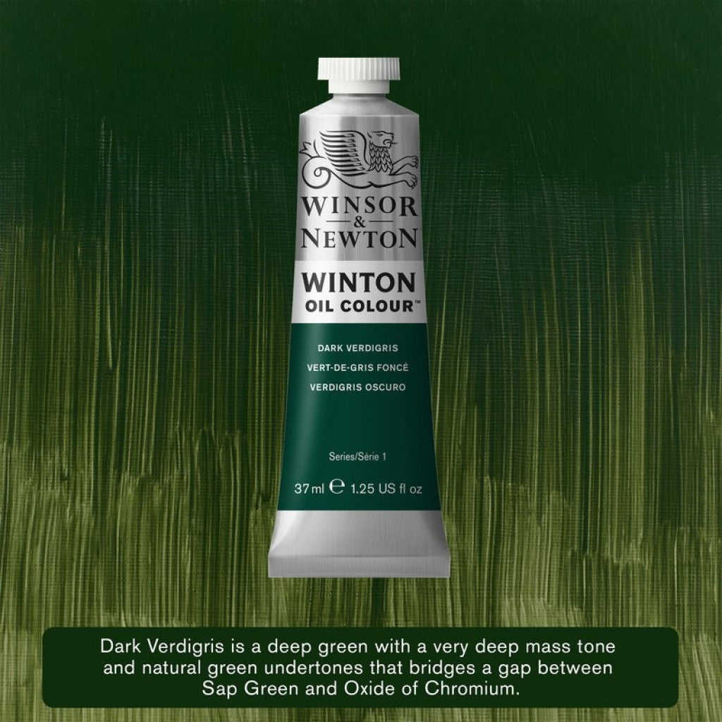 W&N - Winton Oil 37ml - 405 Dark Verdigris