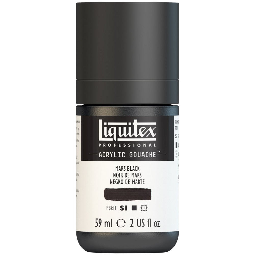 Liquitex Acrylic Gouache (matt) 59ml - 276 Mars Black  S1