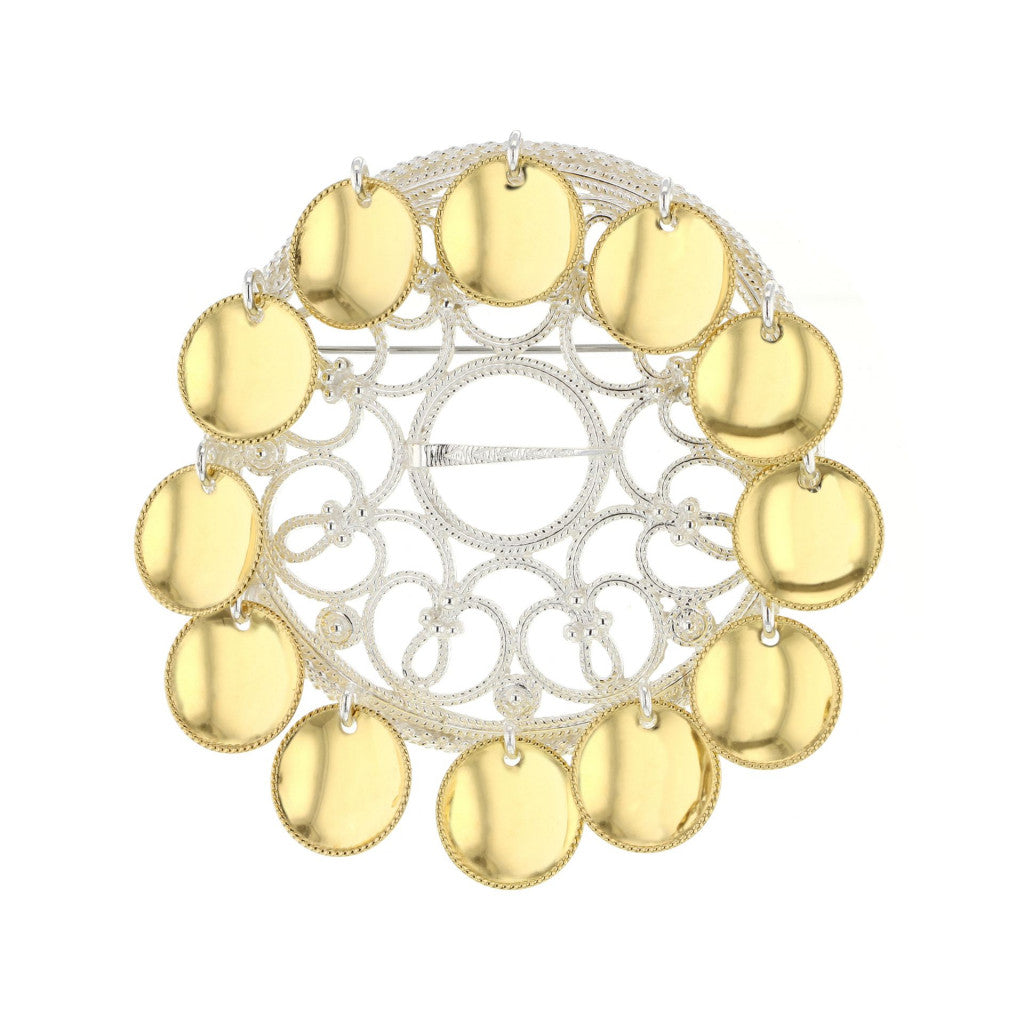 Stor Rosesølje - Sølv/Gull