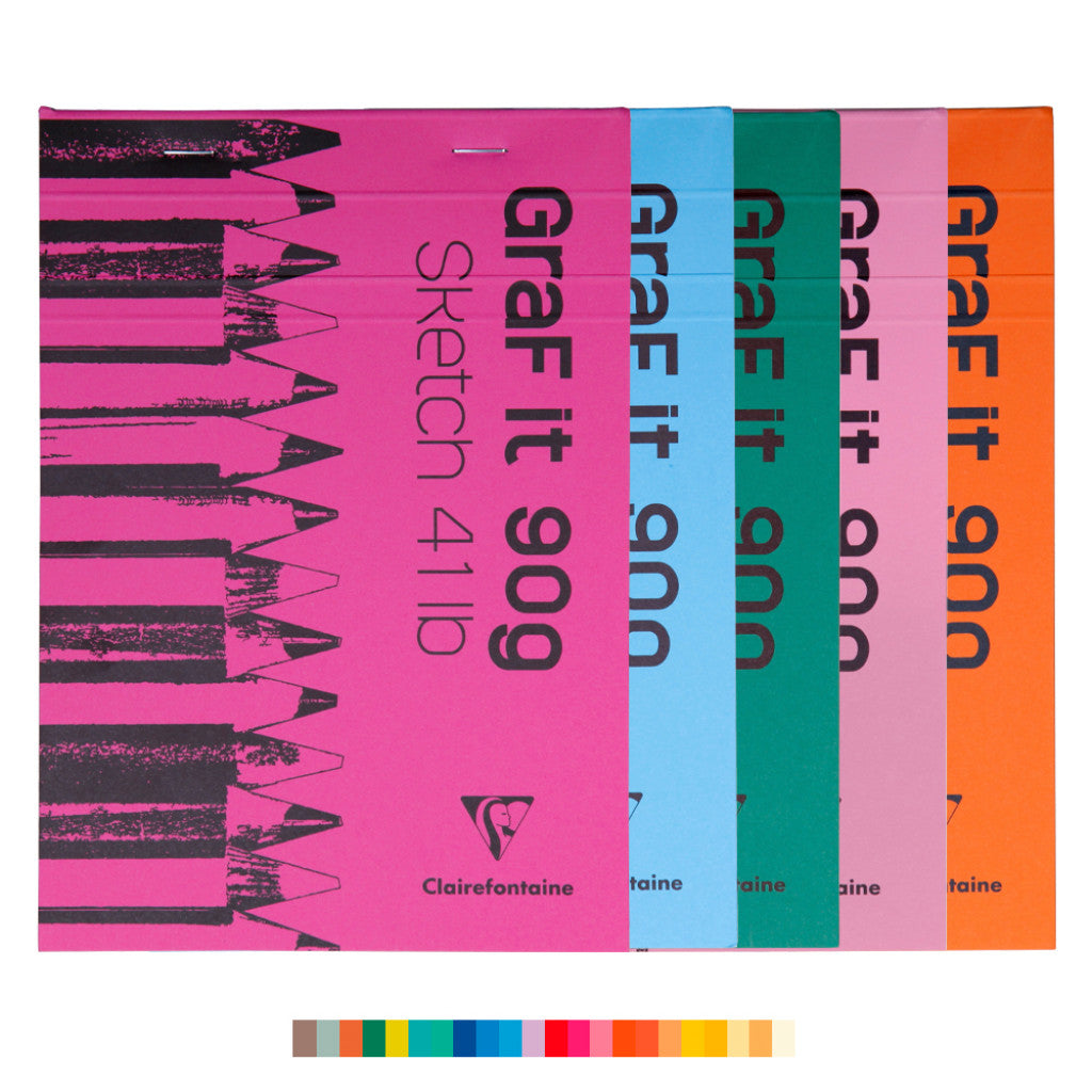Clairefontaine GraF’it Sketch skissebok - 90g 80 ark - A5