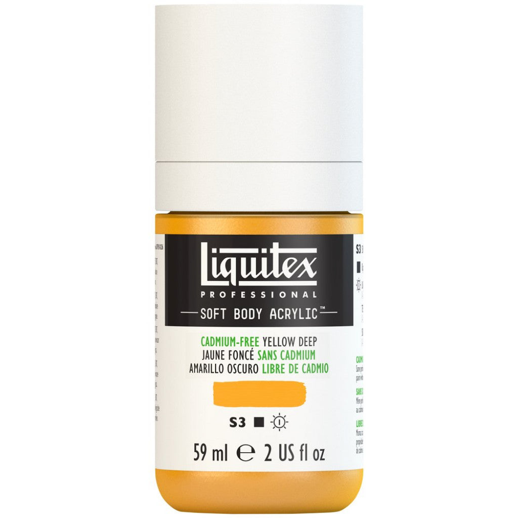 Liquitex Soft Body 59ml - 891 Cadmium-Free Yellow Deep S3