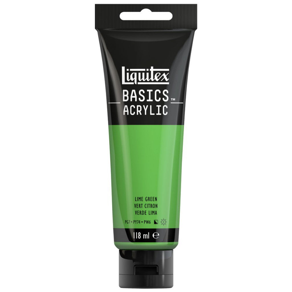 Liquitex Basics Acrylic 118ml - 222 Lime Green  S1