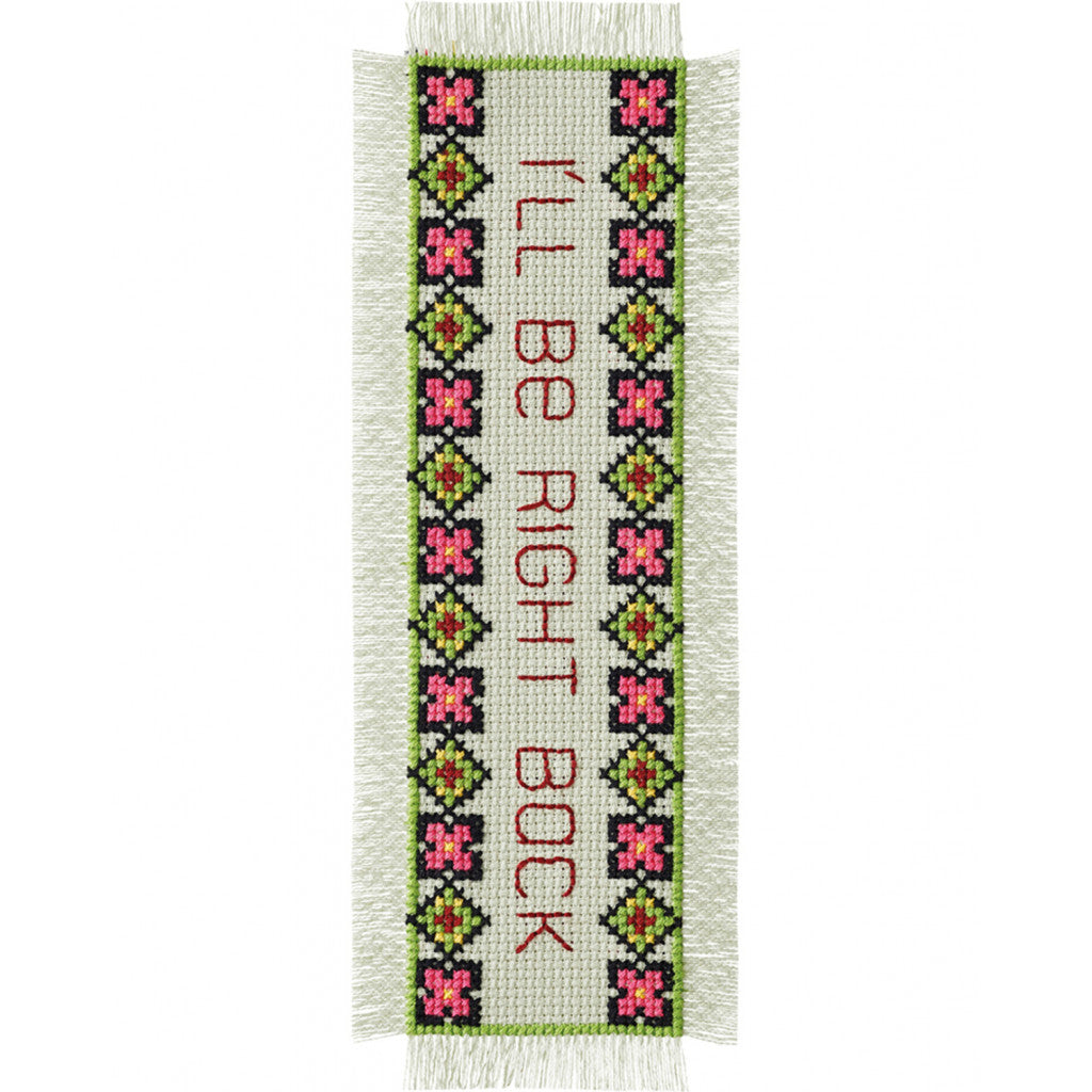 Permin Broderikit - I'll be right back 7x22 cm