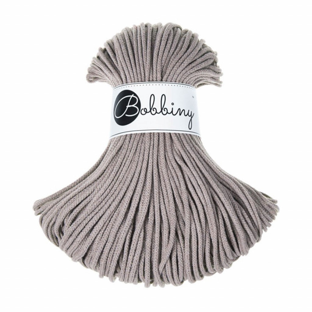 Bobbiny Braided Cord 3mm 100m - Pearl
