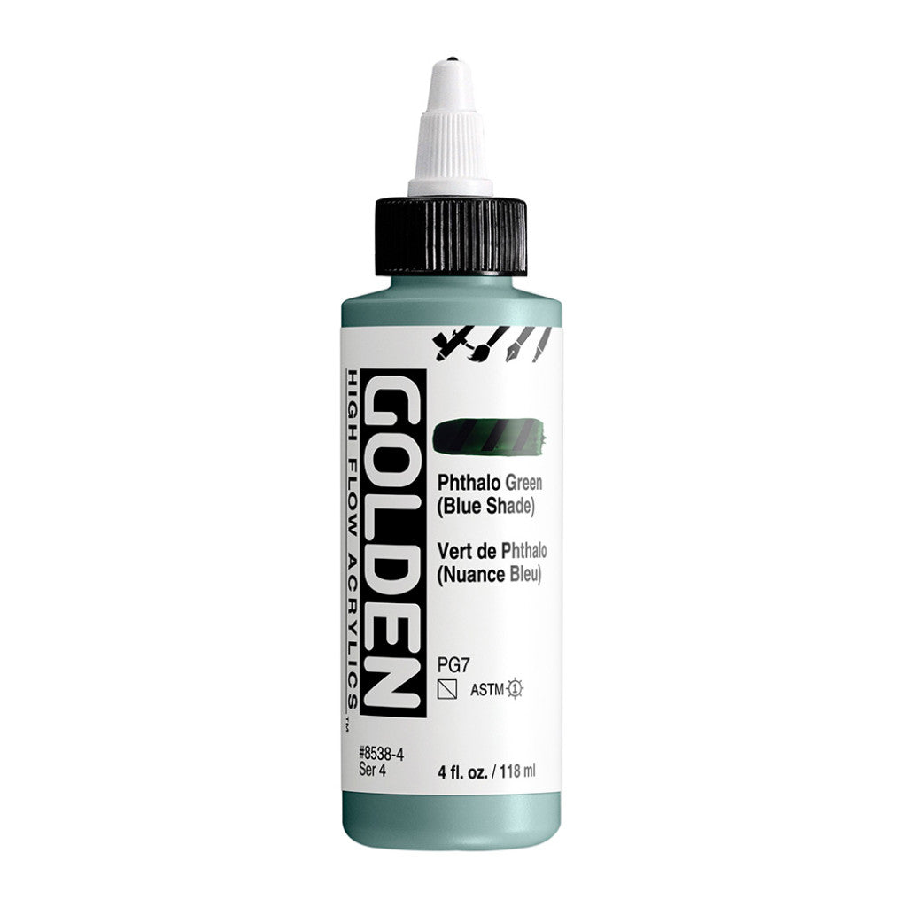 Golden High Flow Acrylics 118ml - Phthalo Green Blue Sh.