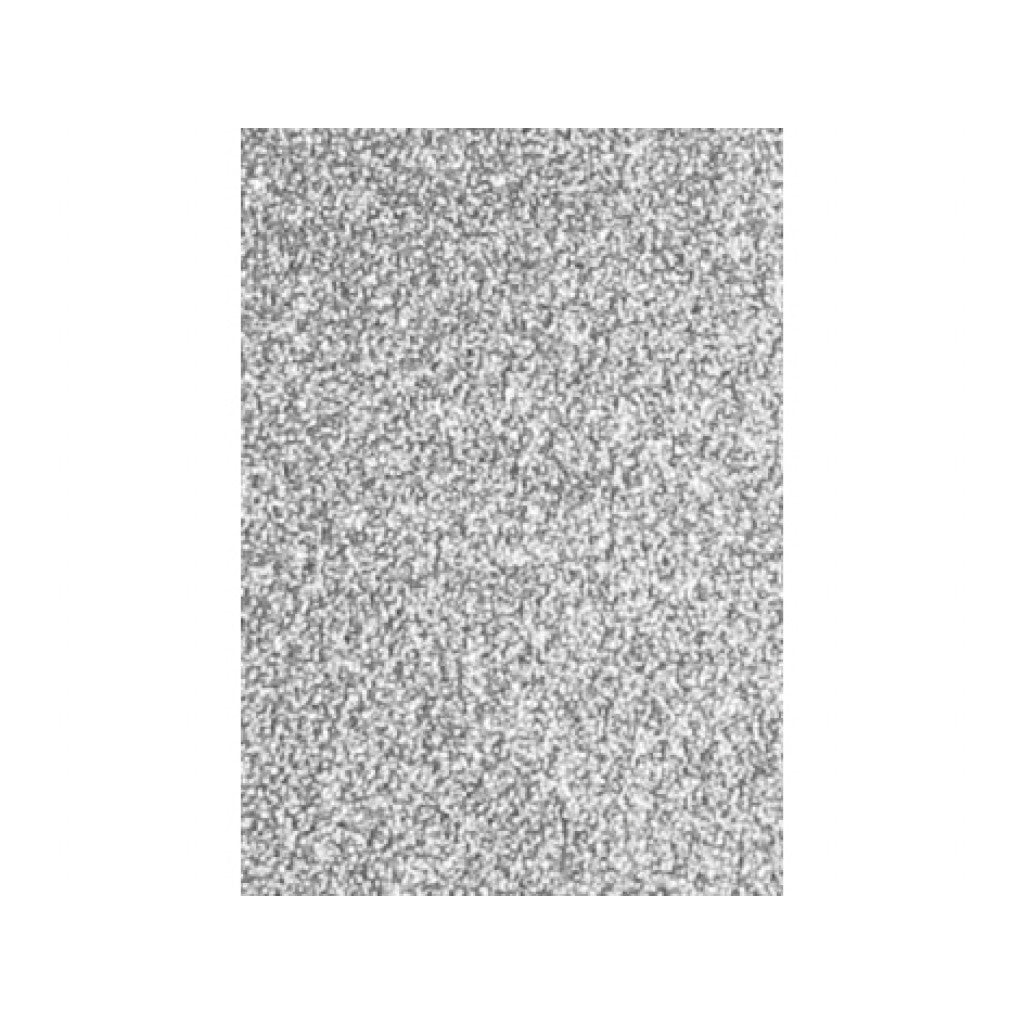 Mosgummi A4 2mm - Glitter Sølv - 5stk