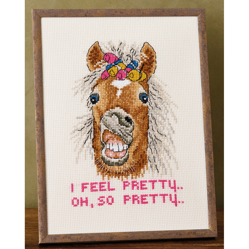 Eva Rosenstand Broderikit - I feel pretty 18x24 cm