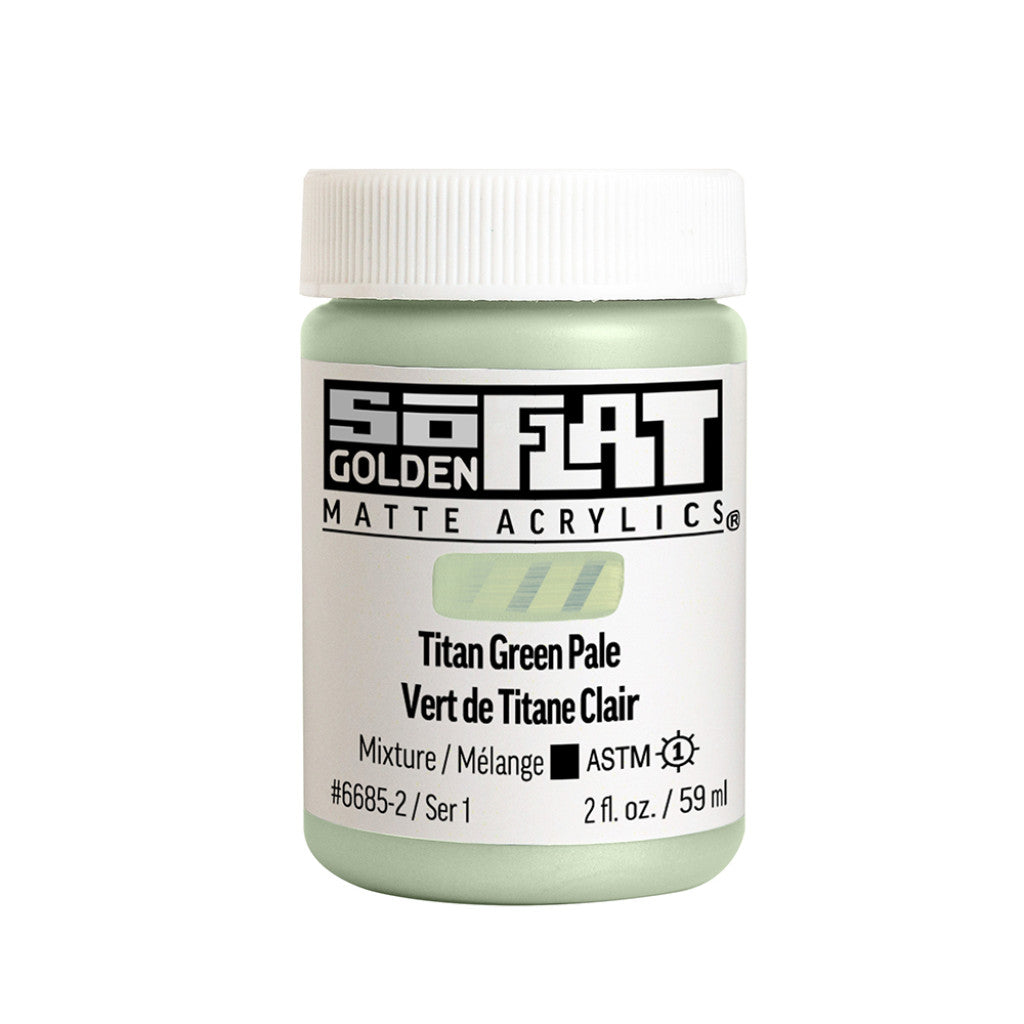 Golden SoFlat Acrylics 59ml - Titan Green Pale