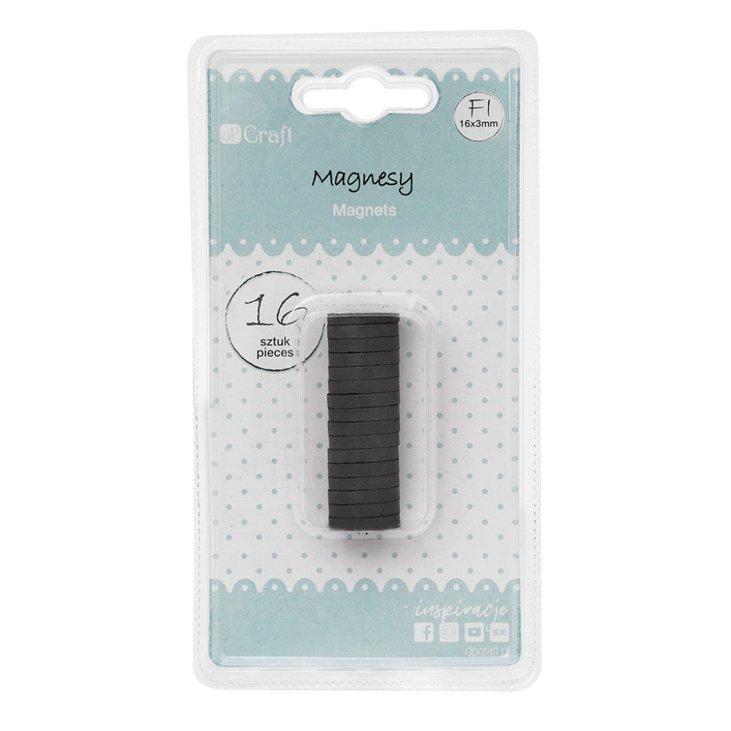 dpCraft Magnet 16stk - 16x3mm