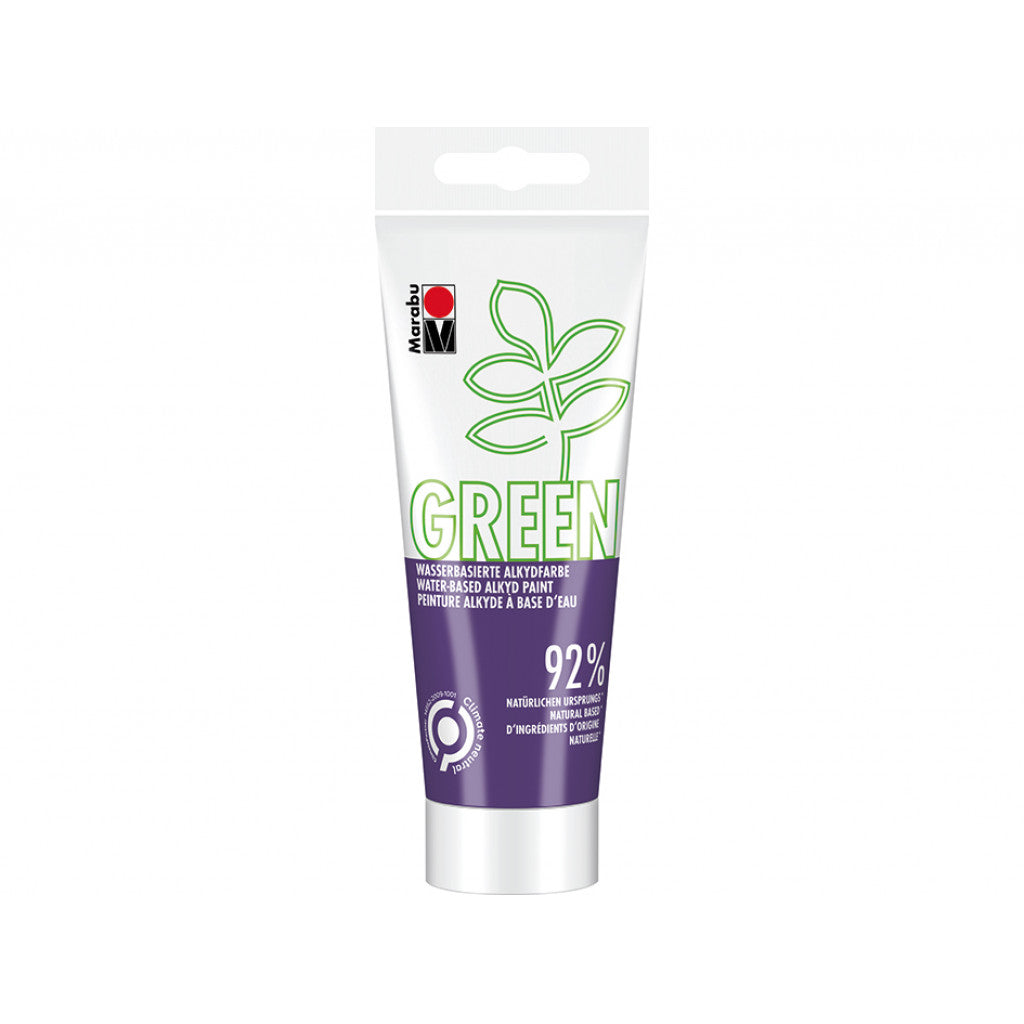 Vegansk Maling, Marabu Green Alkydmaling 100ml - 251 Violet