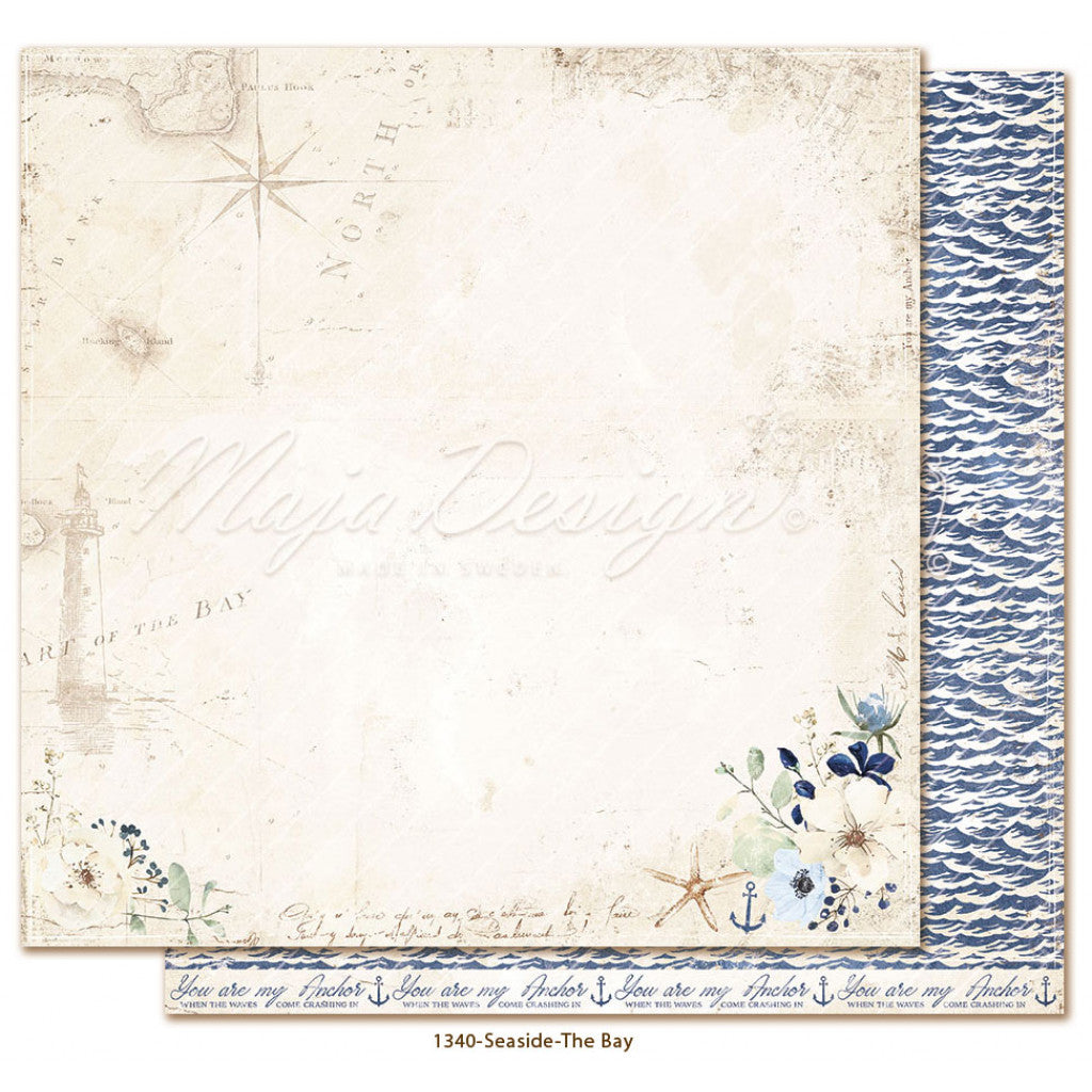 Maja Design Mønsterpapir - Seaside - The Bay