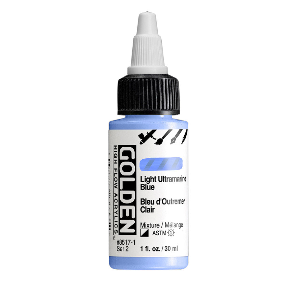 Golden High Flow Acrylics 30ml - Light Ultramarine Blue