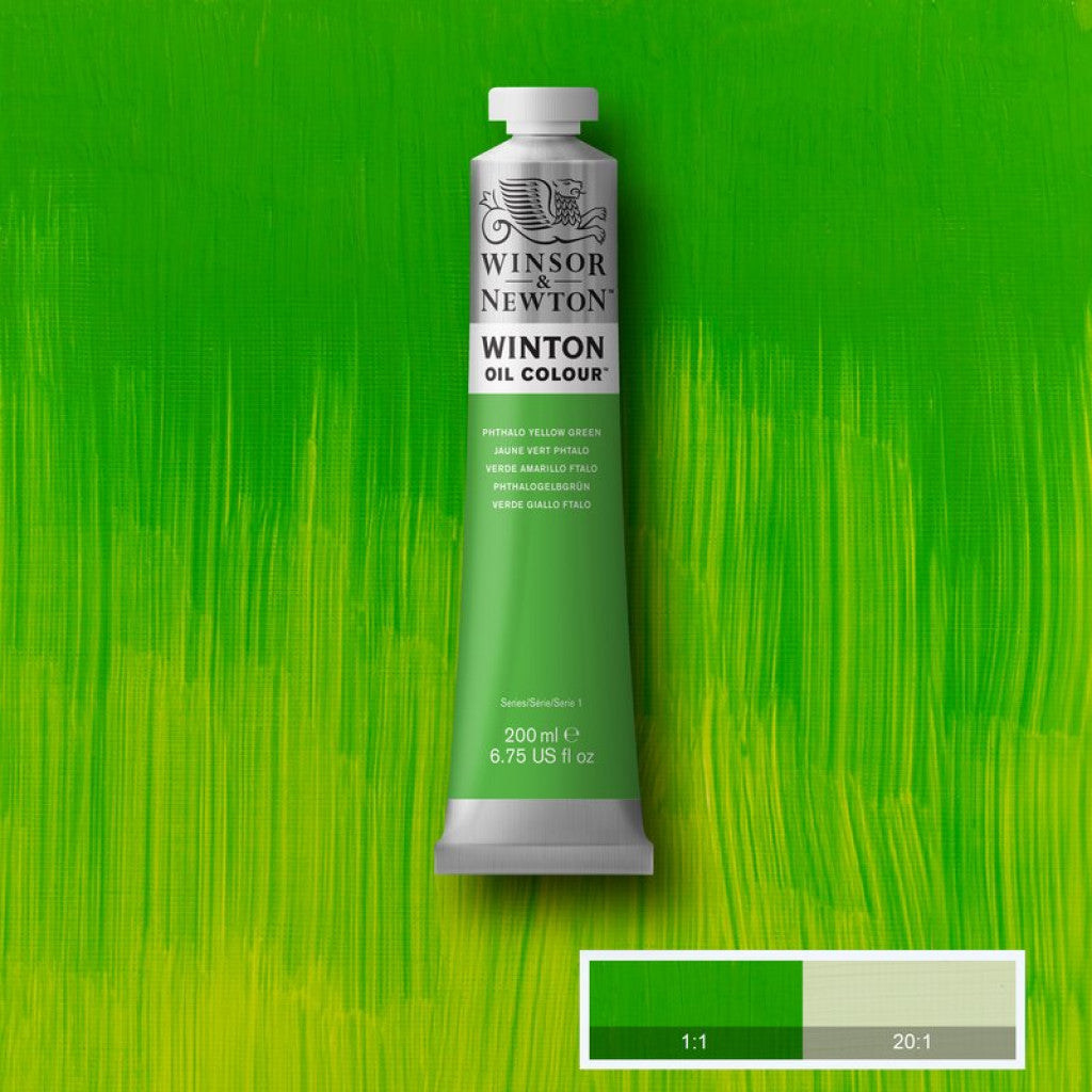 W&N - Winton Oil 200ml - 403 Phtalo Yellow Green