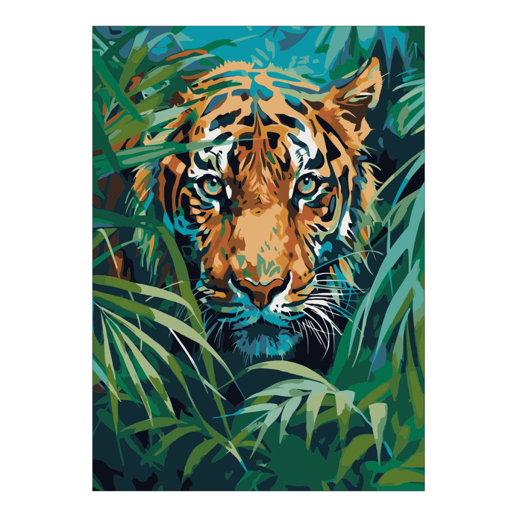 Paint By Number Tiger