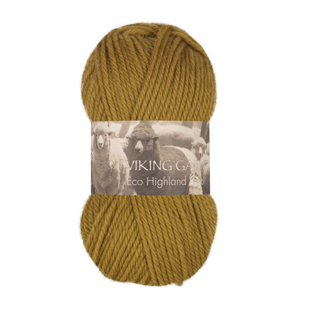 Eco Highland Wool - 236 Grønngul