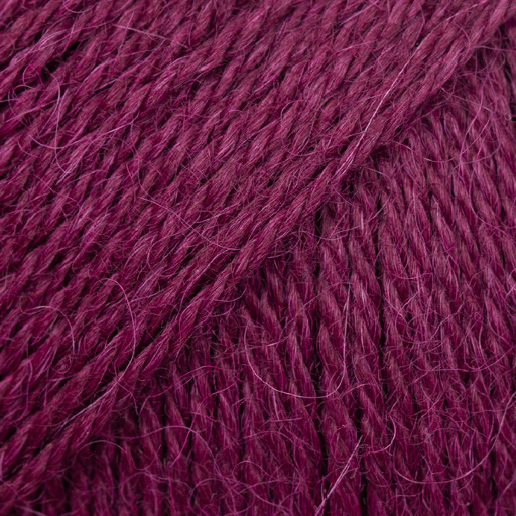 Alpaca Uni - 9045 Rubinrød