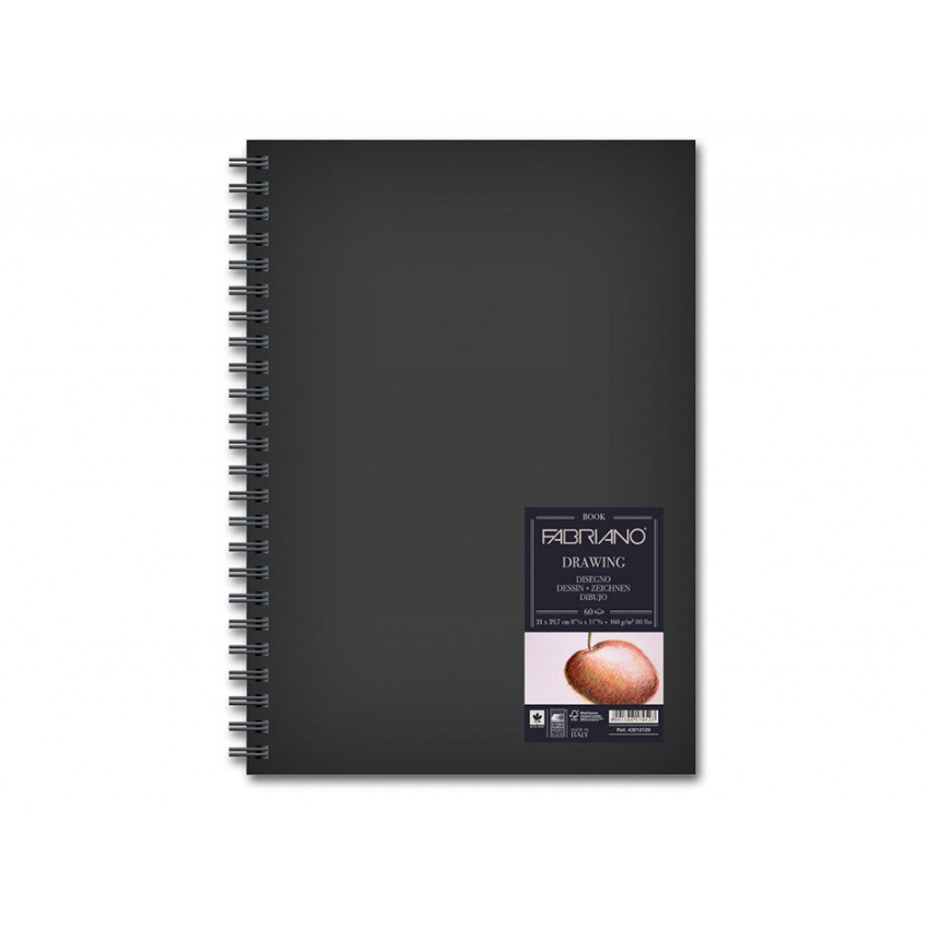 Fabriano Book Spiral Drawing - 160g A5 Portrett
