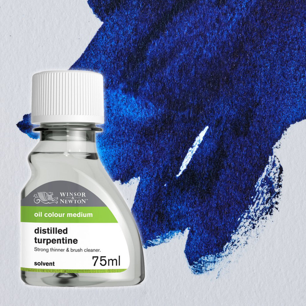 W&N medier olje - Distilled Turpentine 75 ml