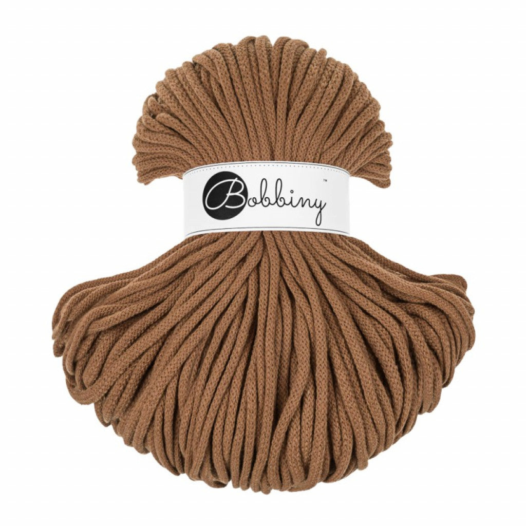 Bobbiny Braided Cord 5mm 100m - Caramel
