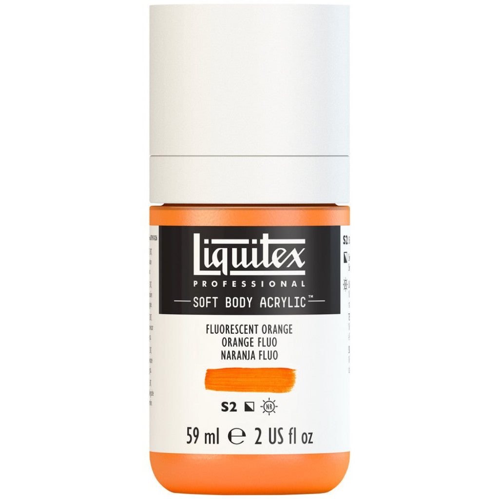 Liquitex Soft Body 59ml - 982 Fluorescent Orange S2