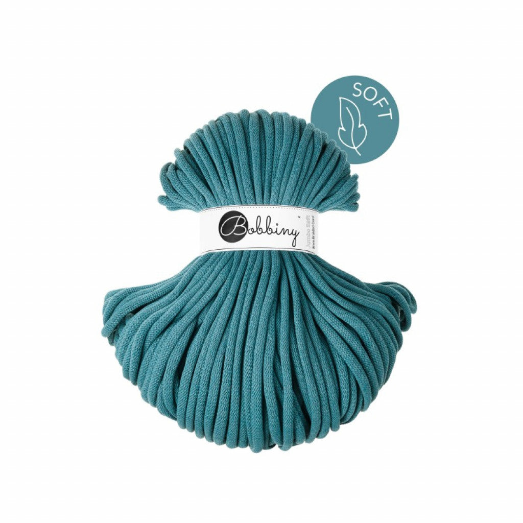 Bobbiny Jumbo Soft 8mm 100m - Teal