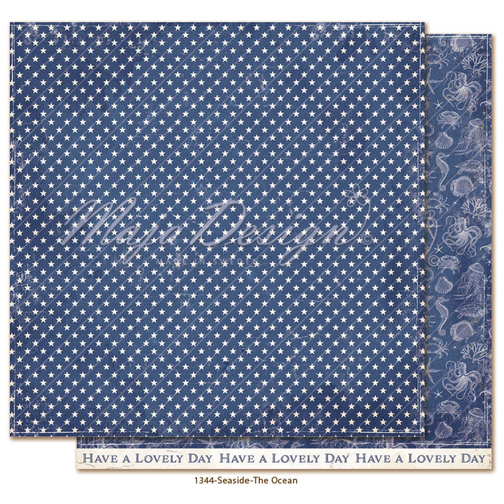 Maja Design Mønsterpapir - Seaside - The Ocean