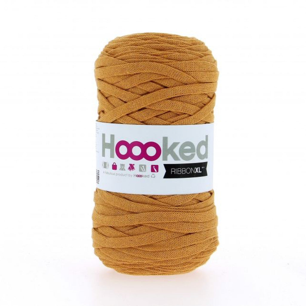 Hoooked Ribbon Xl Garn - Harvest Ocre 250g