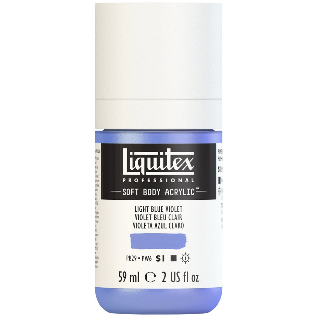 Liquitex Soft Body 59ml - 680 Light Blue Violet S1