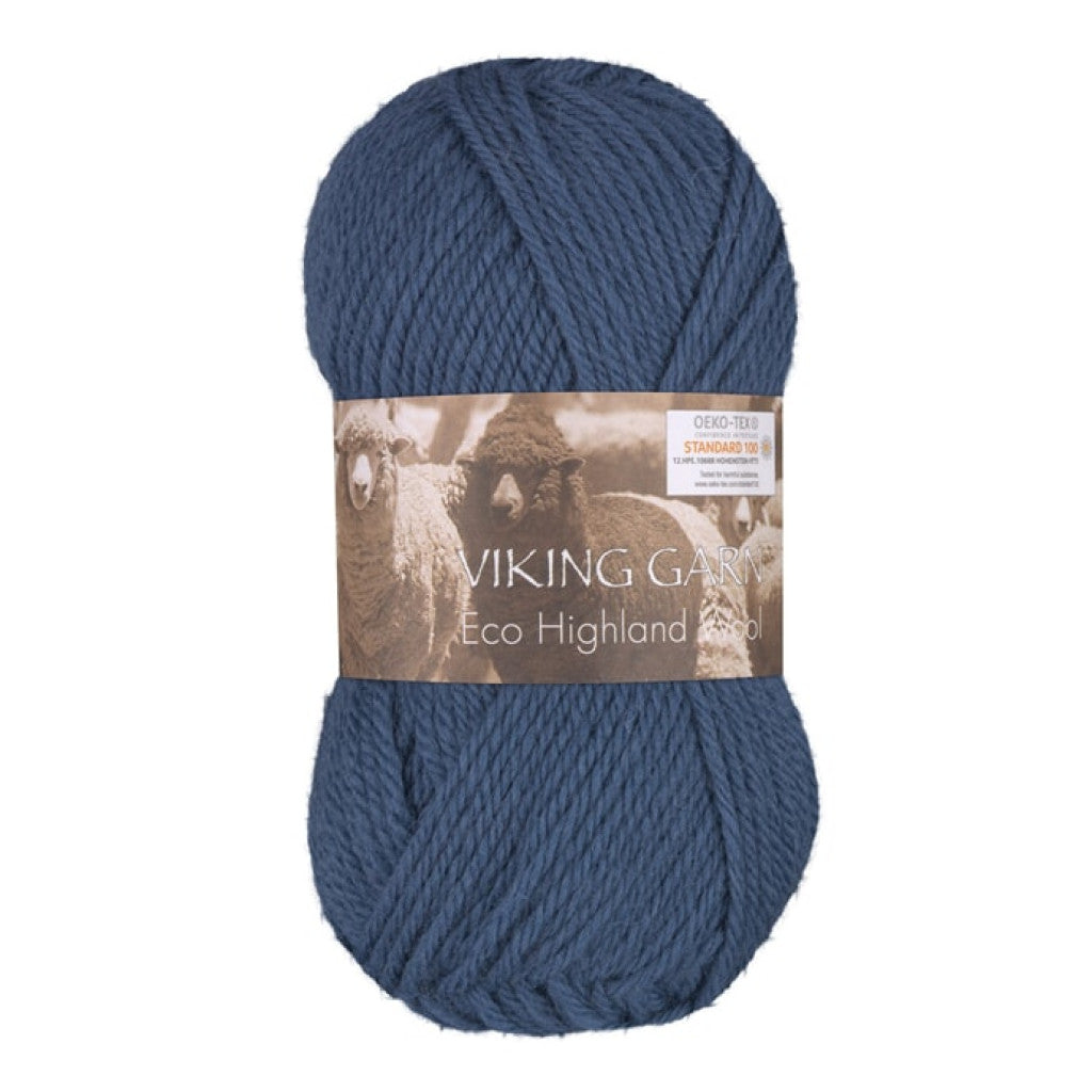 Eco Highland Wool - 222 Lys jeansblå