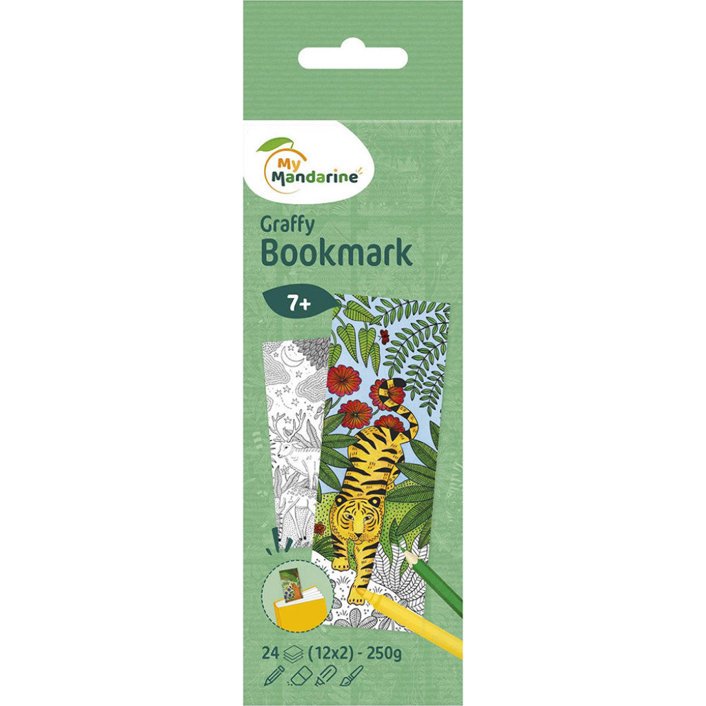 My Mandarine Graffy Fargelegging Bokmerke - Skog