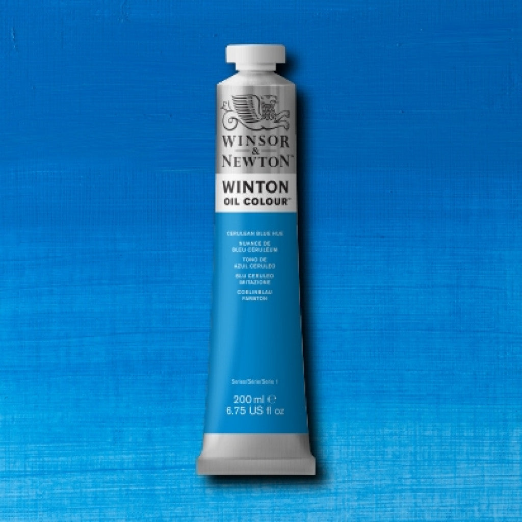 W&N - Winton Oil 200ml - 138 Cerulean Blue Hue