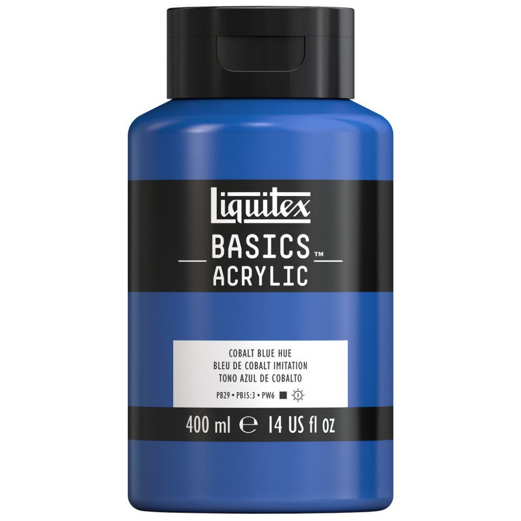 Liquitex Basics Acrylic 400ml - 381 Cobalt Blue Hue  S1