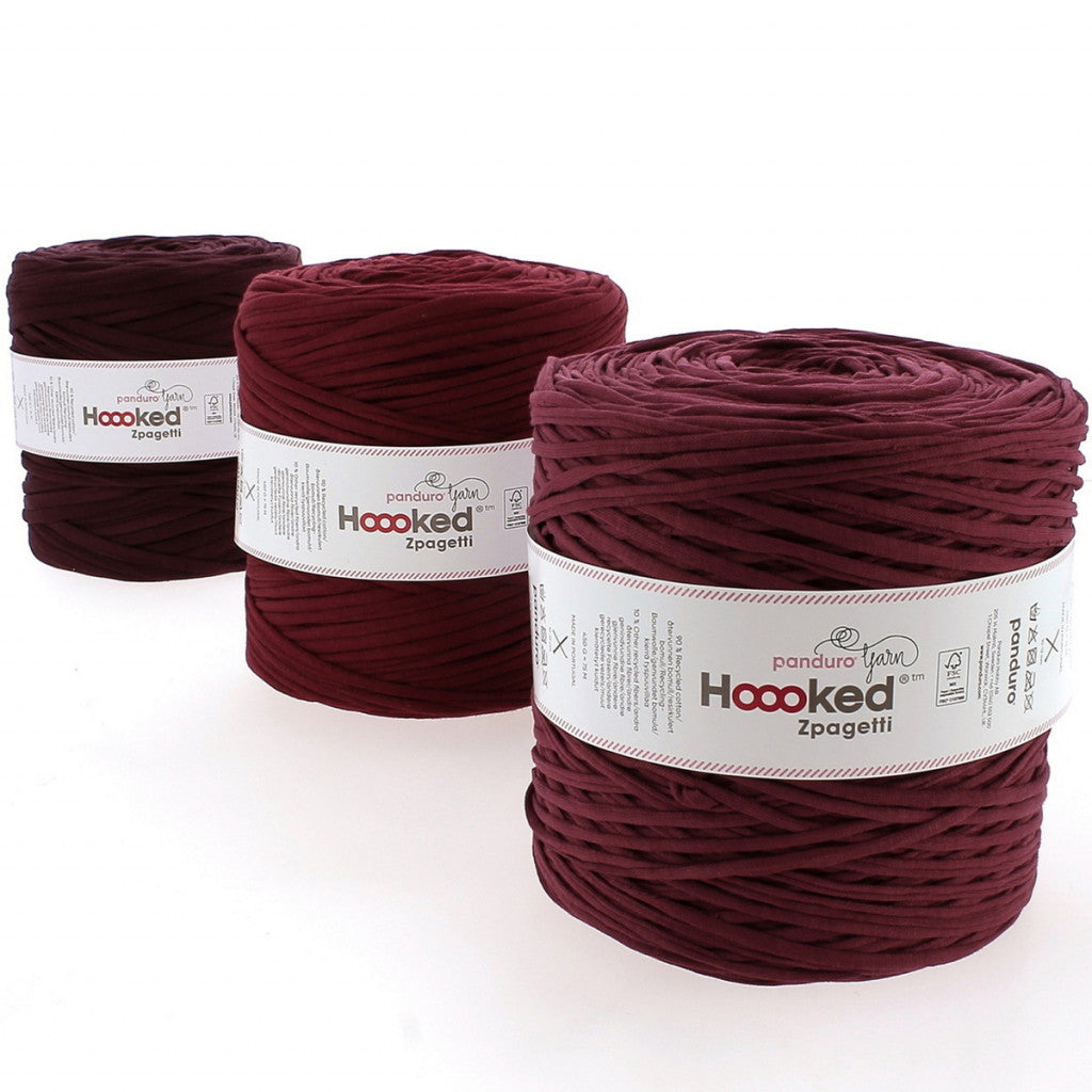 Hoooked Zpagetti, ca 900g - Vinrøde Toner