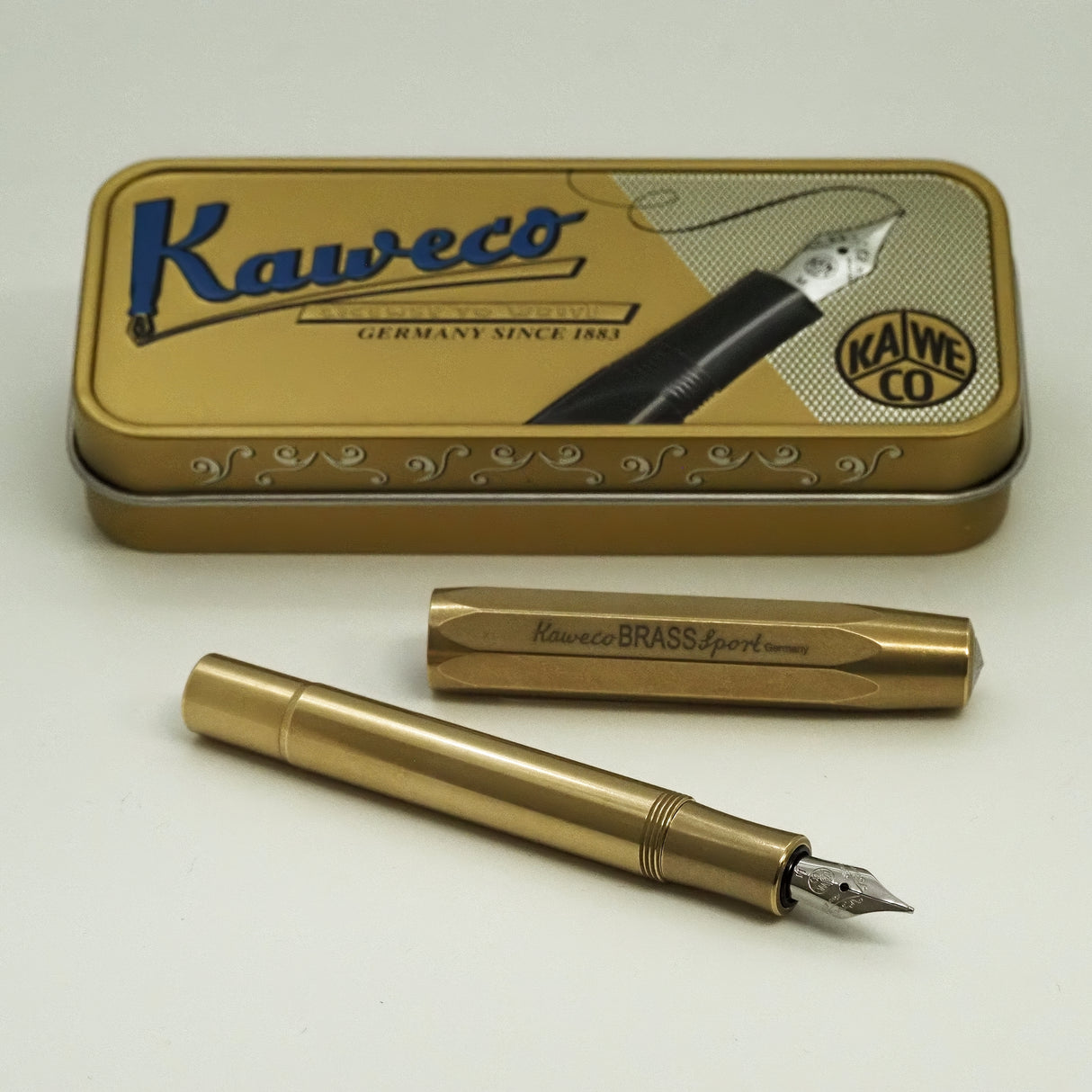 Kaweco Brass Sport Fyllepenn - M 0.9mm