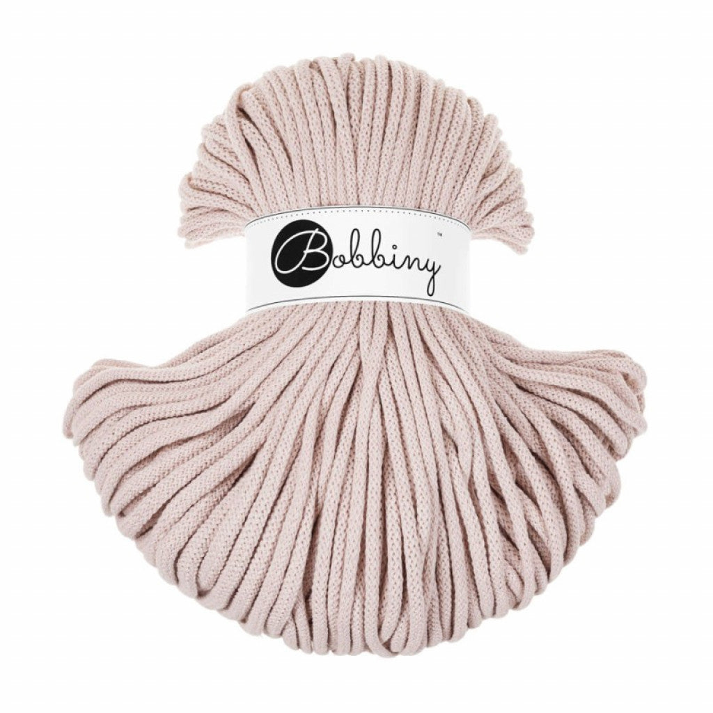 Bobbiny Braided Cord 5mm 100m - Nude