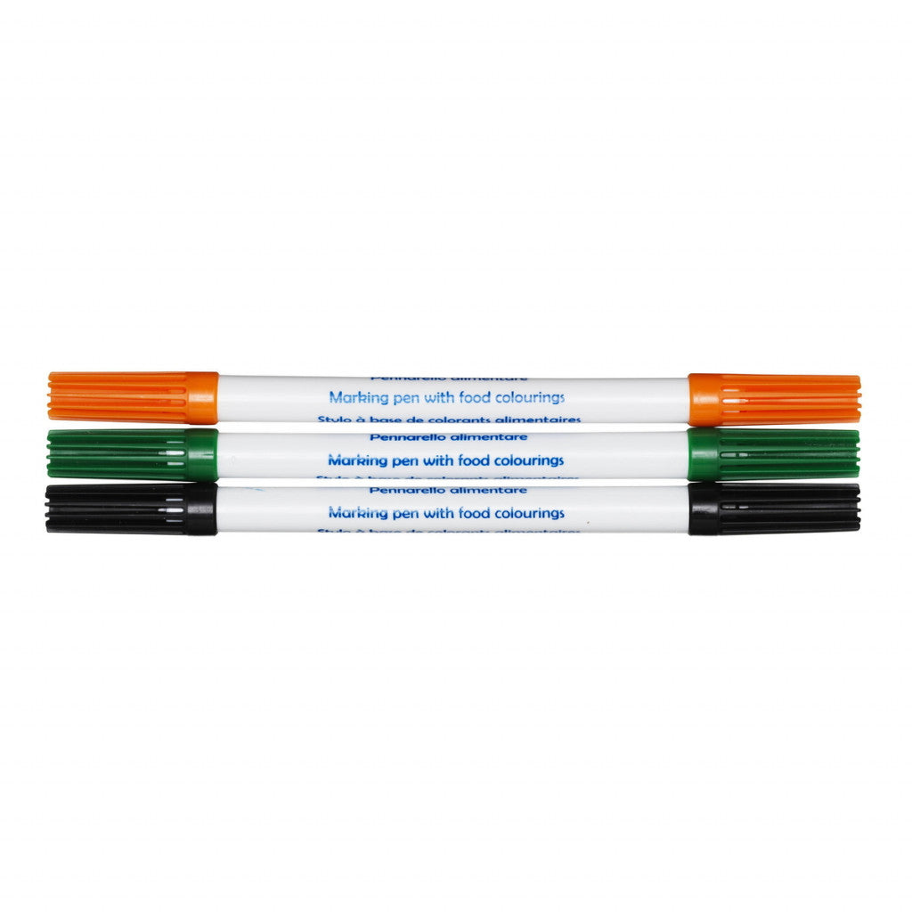 Næringsmiddelpenn 3-Pk - Halloween