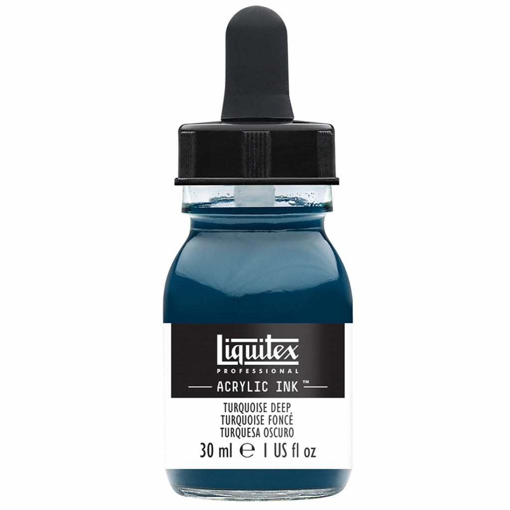 Liquitex Artists Acrylic Ink, 30 ml - Turquoise Deep 561