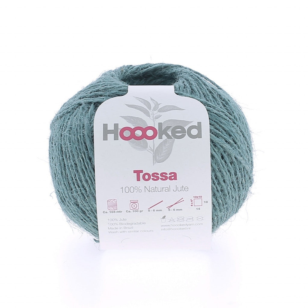 Hoooked Jute Tossa - Lush Petrol 100g