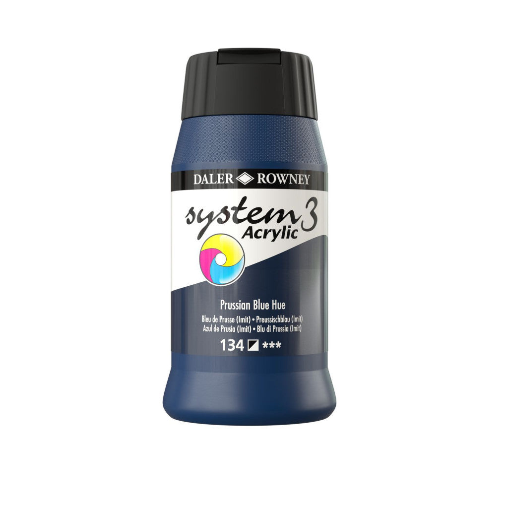Daler Rowney - System3 500ml - 134 Prussian Blue Hue