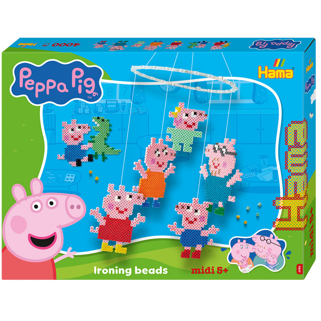 Hama Midi Sett Gaveeske - Peppa Gris