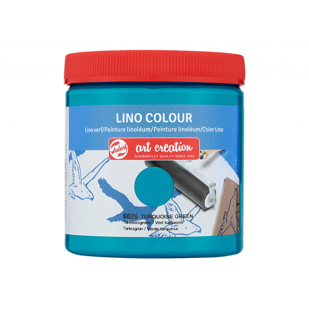 Art Creation Linotrykkfarge 250ml - Turquoise green